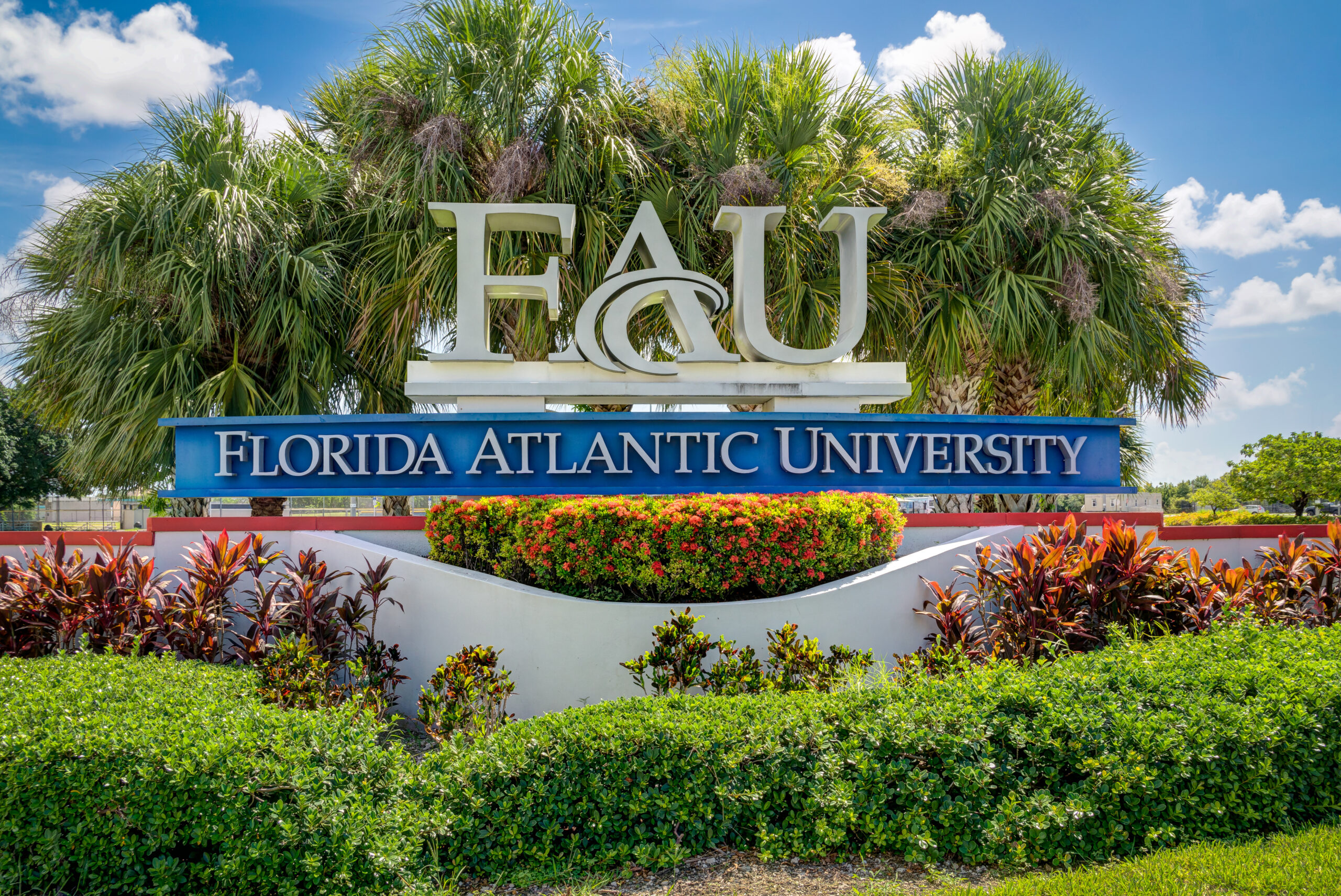 Florida Atlantic University sign