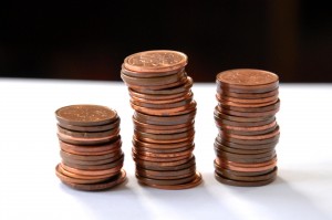 Stacks of Pennies